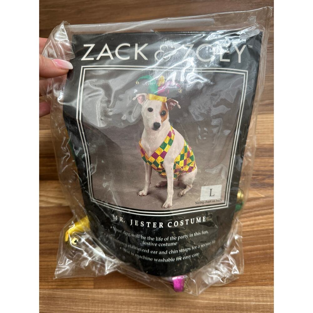 Mr Jester Dog Costume Large